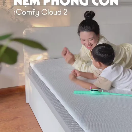 Nệm foam Comfy Cloud 2.0 siêu đàn hồi dày 15cm — 1