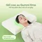 Gối cao su Gummi Ema giảm đau mỏi cổ vai gáy, thiết kế 2 đầu thích hợp cho cả nam và nữ, kích thước 40*60