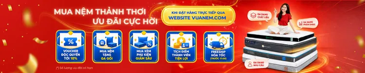 Cate All Nệm - Top banner - Độc Quyền Website