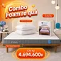 Combo rẻ quá 1: Đệm Foam iComfy Basic 2.0 kèm ga gối - Ảnh thumb 1