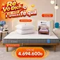 Combo rẻ quá 1: Đệm Foam iComfy Basic 2.0 kèm ga gối - Ảnh thumb 1