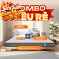Combo siêu rẻ 1: Đệm Foam iComfy Basic 2.0 kèm ga gối - Ảnh thumb 1