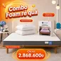 Combo rẻ quá 2: Đệm Foam iComfy Basic 1.0 kèm ga gối - Ảnh thumb 1