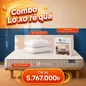 Combo Lò xo siêu tiết kiệm: Đệm lò xo Amando Eco kèm bộ ga chun - Ảnh thumb 1