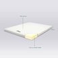 Nệm cao su Gummi 7zones nhập khẩu dày 12cm - Ảnh thumb 2