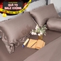 Bộ chăn ga Lụa tencel cao cấp Amando Lagom 5 chi tiết Màu Nâu - Ảnh thumb 1