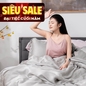 Bộ chăn ga Lụa tencel cao cấp Amando Lagom 5 chi tiết Màu Xám - Ảnh thumb 1