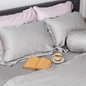 Bộ chăn ga Lụa tencel cao cấp Amando Lagom 5 chi tiết Màu Xám - Ảnh thumb 4