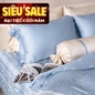 Bộ Chăn ga lụa tencel cao cấp Amando Soulmate 7 chi tiết màu Xanh - Ảnh thumb 1