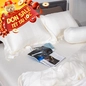 Bộ chăn ga lụa tencel cao cấp Amando Lagom 5 chi tiết màu kem/be - Ảnh thumb 1
