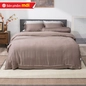Bộ chăn ga Lụa tencel cao cấp Amando Lagom 5 chi tiết Màu Nâu - Ảnh thumb 4
