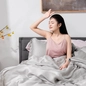 Bộ chăn ga Lụa tencel cao cấp Amando Lagom 5 chi tiết Màu Xám - Ảnh thumb 1