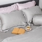 Bộ chăn ga Lụa tencel cao cấp Amando Lagom 5 chi tiết Màu Xám - Ảnh thumb 4