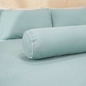 Bộ ga chun polyester gấm Amando Ellie đơn sắc 4 chi tiết Màu Xanh ngọc - Ảnh thumb 5