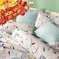 Bộ Ga chun microfiber Amando Ellie họa tiết 4 chi tiết M03 - Ảnh thumb 1