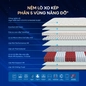 Nệm lò xo Dunlopillo de.Stress Release túi độc lập phân 5 vùng nâng đỡ chuyên sâu - Ảnh thumb 4