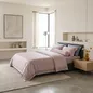 Bộ chăn ga Lụa tencel cao cấp Amando Lagom 5 chi tiết Màu Tím - thumb