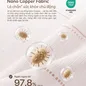 Nệm foam làm mát, kháng khuẩn nâng đỡ 5 vùng Comfy Lux 1.0 - Ảnh thumb 6