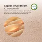 Nệm foam làm mát, kháng khuẩn nâng đỡ 5 vùng Comfy Lux 1.0 - Ảnh thumb 7