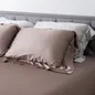 Bộ chăn ga Lụa tencel cao cấp Amando Lagom 5 chi tiết Màu Nâu - Ảnh thumb 6