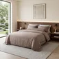Bộ chăn ga Lụa tencel cao cấp Amando Lagom 5 chi tiết Màu Nâu - Ảnh thumb 2