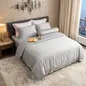 Bộ chăn ga Lụa tencel cao cấp Amando Lagom 5 chi tiết Màu Xám - Ảnh thumb 1