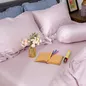 Bộ chăn ga Lụa tencel cao cấp Amando Lagom 5 chi tiết Màu Tím - Ảnh thumb 1