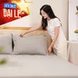 Bộ ga chun polyester gấm Amando Ellie đơn sắc 4 chi tiết Màu Xám - Ảnh thumb 1