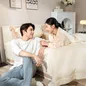 Bộ chăn ga lụa tencel cao cấp Amando Soulmate 7 chi tiết màu kem - Ảnh thumb 4