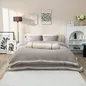 Bộ Chăn ga lụa tencel cao cấp Amando Soulmate 7 chi tiết màu Xám - Ảnh thumb 4