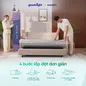 Nệm foam Goodnight Massage 2.0 (Hachi) giảm áp lực dày 15cm - Ảnh thumb 6