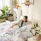 Bộ ga chun sợi gỗ thiên nhiên tencel Amando Aleena 5 chi tiết - Ảnh thumb 17