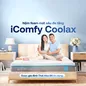 [BST Ngủ Mát] Nệm foam iComfy Coolax Mát Sâu Đa Tầng Massage Dày 15cm - Ảnh thumb 1