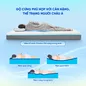 Nệm foam iComfy Coolax massage thoáng mát dày 15cm - Ảnh thumb 5