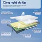 [BST Ngủ Mát] Nệm foam iComfy Coolax Plus Băng Lạnh Đa Tầng Dày 20cm - Ảnh thumb 2