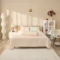 Bộ ga chun tencel Amando Celia 5 chi tiết màu trơn tinh tế - Ảnh thumb 2