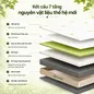Nệm cao su Gummi Hybrid - công nghệ đa tầng, gấp 2 kháng khuẩn, siêu thoáng mát - Ảnh thumb 3