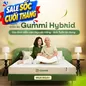 Nệm cao su Gummi Hybrid - công nghệ đa tầng, gấp 2 kháng khuẩn, siêu thoáng mát - Ảnh thumb 1