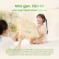 Bộ chăn gối thông hơi làm mát Nunu Petit Ice Bear - thumb