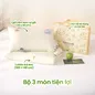 Bộ chăn gối thông hơi làm mát Nunu Petit Ice Bear - thumb